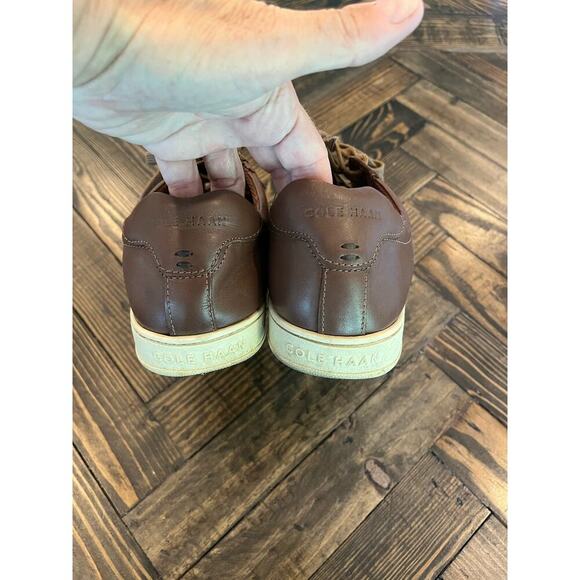Cole Hann Travel Sneaker Business Casual Men 10 Brown Neutral Academia Preppy - Picture 4 of 10